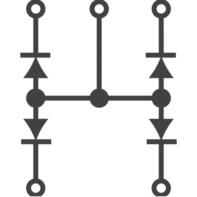UMZ6.8ENTR Rohm Semiconductor  Diodes - Zener - Réseaux